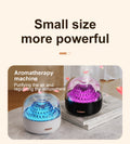 Crystal Volcano Aroma Diffuser White color front view