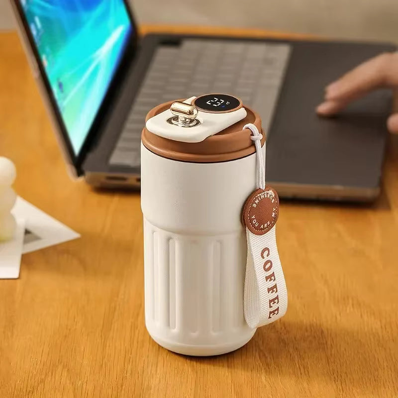 450ml Smart Thermos Bottle | Temperature Display | 316 Stainless Steel